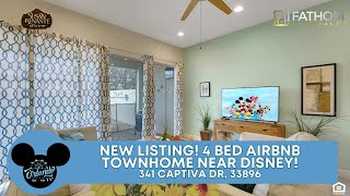 Disney Area Vacation Home Tour | Private Pool Townhome Near ChampionsGate