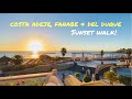 Tenerife Costa Adeje, Fanabe & Del Duque SUNSET WALK ☀️ 4K