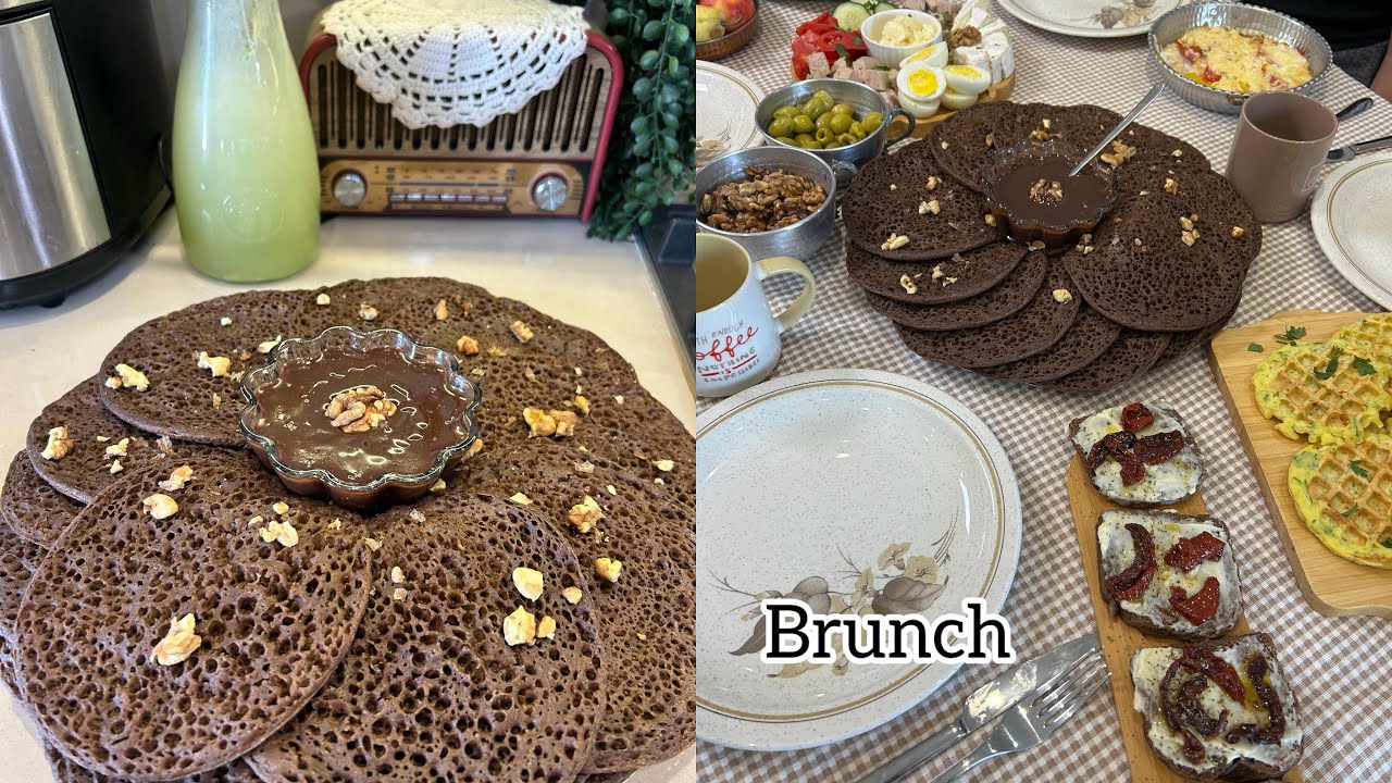 ارواحوا نشارك معاكم برانش brunch للدراري وفكرة البغرير بالشوكولا