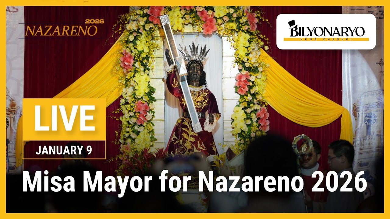 LIVE: Misa Mayor for Nazareno 2026 | January 9, 2026
