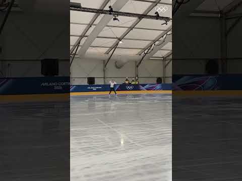 Warning to have some tissues ready for the women's single skating ⛸️🥹 #MilanFigureSkating