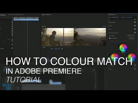 How to Colour Match Shots in Adobe Premiere | Tutorial