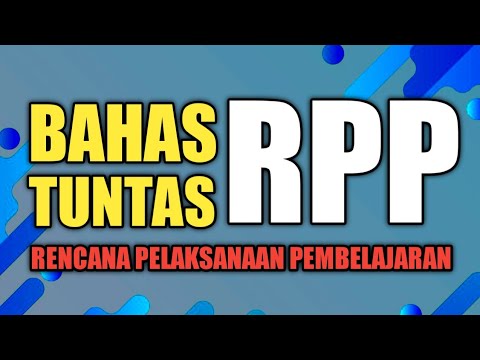 RPP | RENCANA PELAKSANAAN PEMBELAJARAN