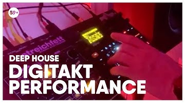 Deep House Jam with the Digitakt and the Novation Circuit Mono Station | 59 Perlen