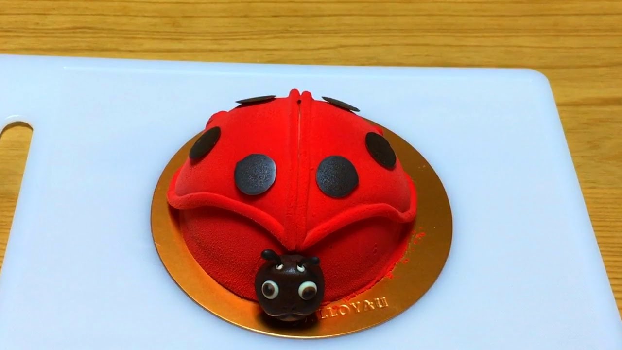 ダロワイヨ テントウムシのケーキ Youtube