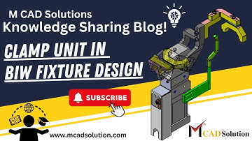 M CAD Solutions Knowledge Sharing Blog : Clamp Unit  #mcad #catia #biw #biwfixturedesign #3d #design