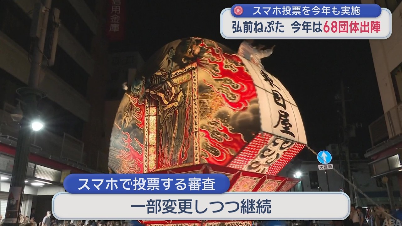 Hirosaki Neputa 2026] Number of Participating Groups Increases to