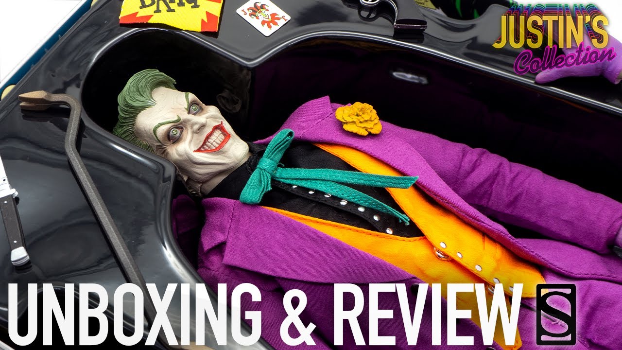 The Joker DC Comics Silver Age Sideshow Collectibles Unboxing