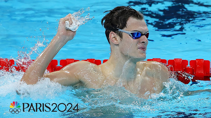 Hubert Kos displays FINISHING POWER in 200m backstroke final victory | Paris Olympics | NBC Sports