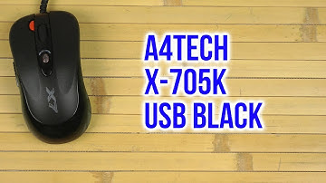 Распаковка A4Tech X-705K USB Black