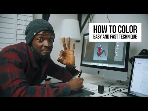Comment Color- technique facile et rapide dans Photoshop