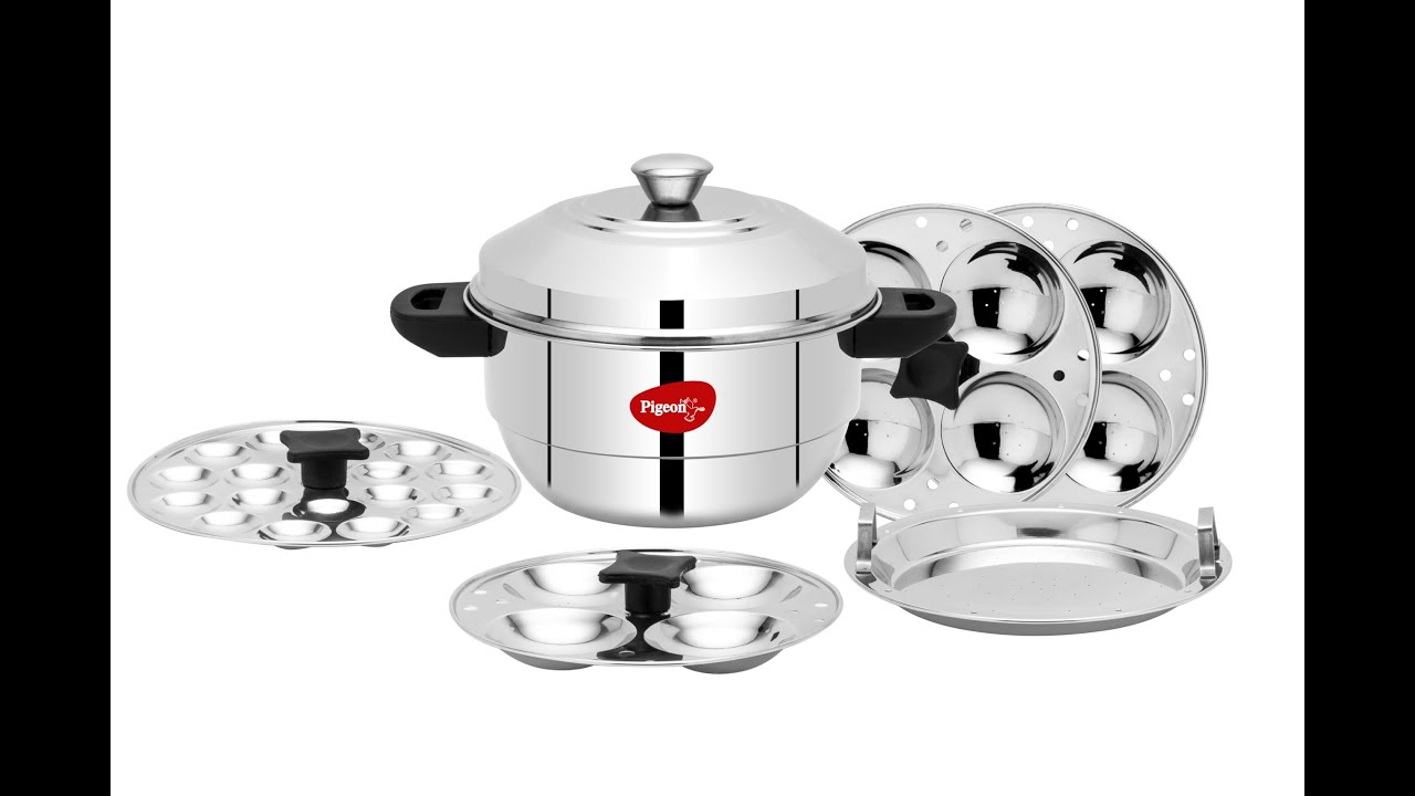 Pigeon Idli Maker Stainless Steel 😍 #idli #idlimaker #pigeon #steel #cooking #cookingvideo