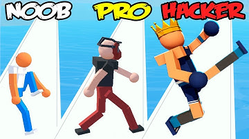 NOOB vs PRO vs HACKER in Ragdoll Fighter