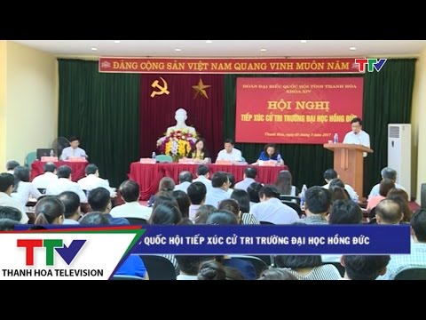 Video Các Đại biểu Quốc hội tiếp xúc với cử tri trường Đại... - youtube