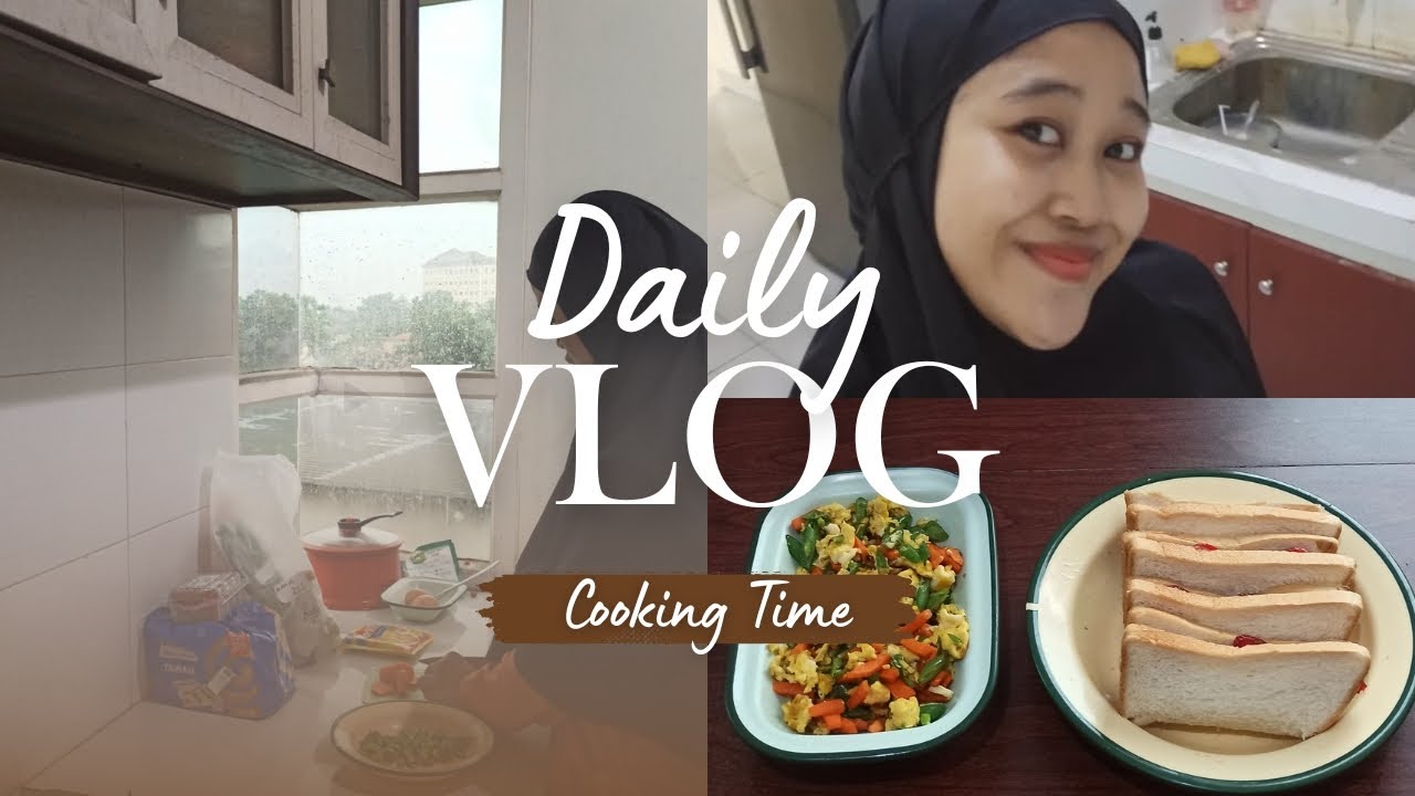 VLOG NEWBIE | Cooking Time, make a brunch so simple👌