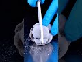 Cutting a frozen neon coral with surreal precision #ai #asmr #abstract