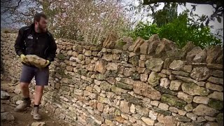 Rebuilding A Stone Wall (4)