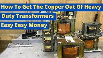 Copper From Heavy Duty Transformers EASY MONEY