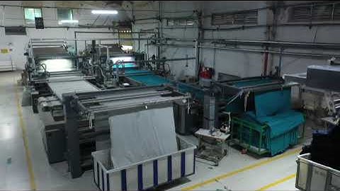 Mersan OWKF-E 605 Open Width Compactor+ShrinkF3  ® 2 Machine Running!