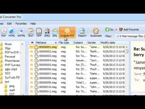 How to export emails to PST in 1 minute
