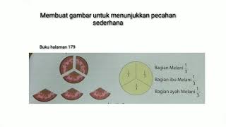 Matematika kelas 3 Menyajikan Bilangan Pecahan (Tema 2 Subtema 4)