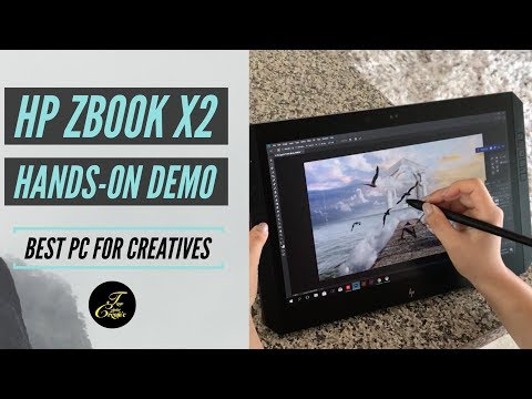 HP ZBook X2 Hands-on Demo/Review - Best 2018 Laptop-tablet Hybrid PC For Creatives