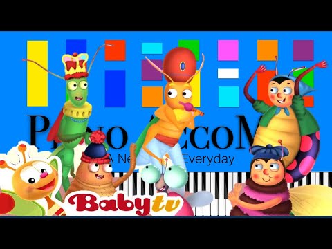 BabyTV Happy - Birthday to You Song Slow EASY Medium 4K Piano Tutorial ...