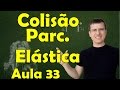 COLISÃO PARCIALMENTE ELÁSTICA - DINÂMICA AULA 33 - Prof. Marcelo Boaro