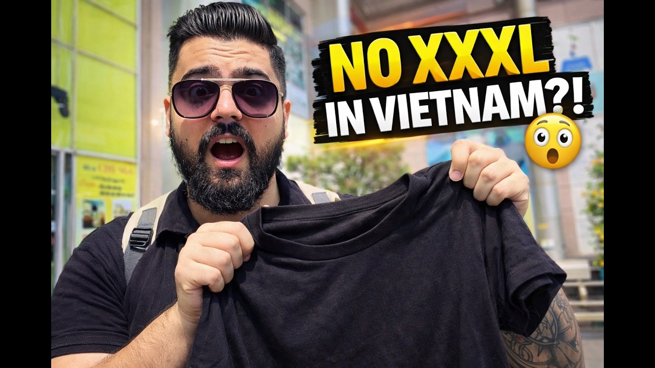 Can I Find a 3XL Oversized T-Shirt in Vietnam? 🇻🇳 / Vlog# 60