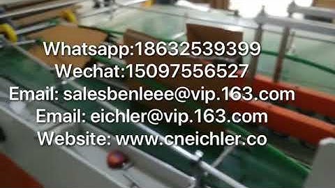 JWG1800 semi automatic lock bottom folder gluer