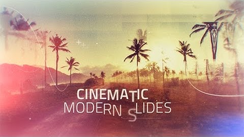 After Effects Template: Cinematic Modern Slides