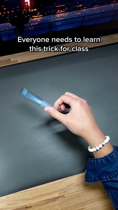 Bored? Try The INFINITY Pen Spinning Trick ♾️👀