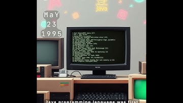 The Birth of Java – May 23, 1995