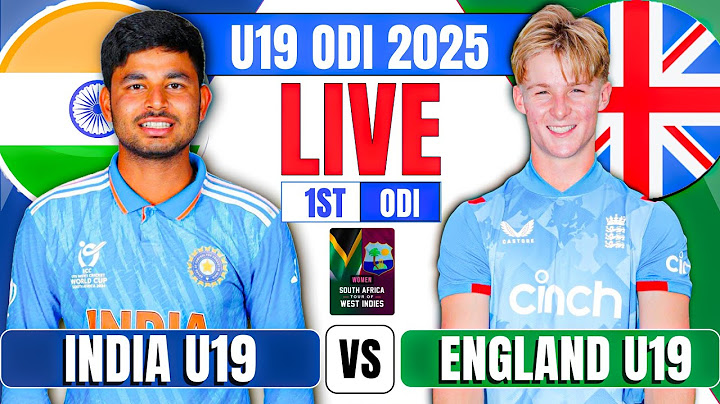LIVE: England U19 vs India U19 – 1st ODI 2025 | ENG U19 vs IND U19 Live Score & Commentary