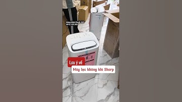 Lưu ý gì về máy lọc không khí của Sharp. Máy lkk + bù ẩm + hút ẩm KI-RD50 #maylockhongkhi