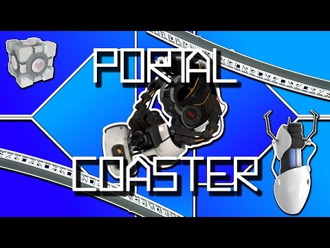Planet Coaster - Portal Coaster [4k 60fps] | Portal 2 Inspired Coaster