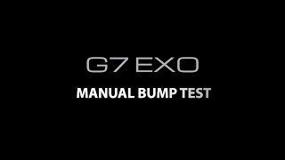 Manual Bump Test