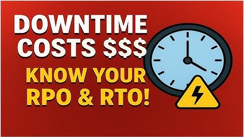 👉 RPO vs RTO Explained BCPDR in Cloud & On-Premises 🚀  Disaster Recovery Made Simple