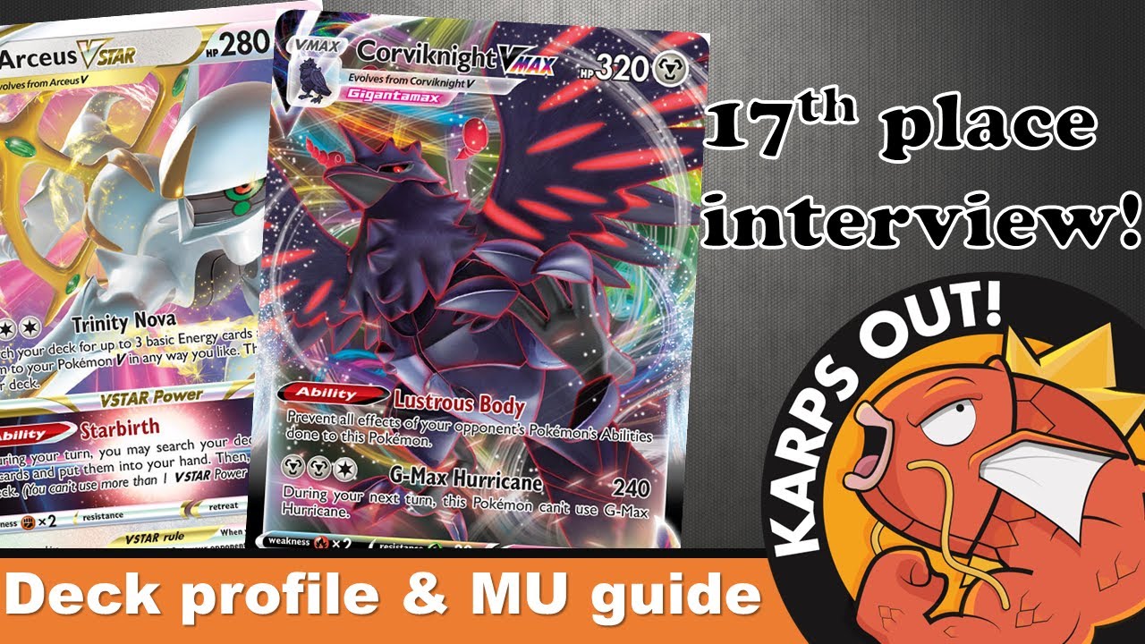 IN DEPTH deck profile and match-up guide for Arceus Corviknight VMAX  Crobat! | Pokmon Trading Card