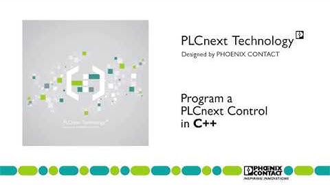 How to program C++ on a PLCnext control | C++ with PLCnext Technology