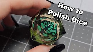 How to Sand and Polish Dice