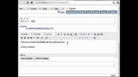 5.1 getting started with sage notebook