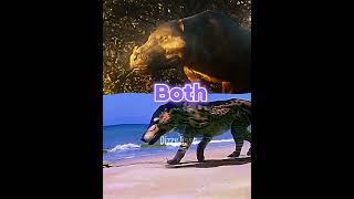 Daeodon vs Andrewsarchus #1v1 #vs #animals #paleontology #dinosaur #fyp #foryou #vural #mammals
