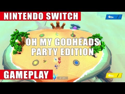 Oh My Godheads: Party Edition Nintendo Switch Gameplay