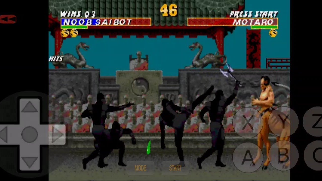 play as noob saibot, ultimate mortal kombat trilogy