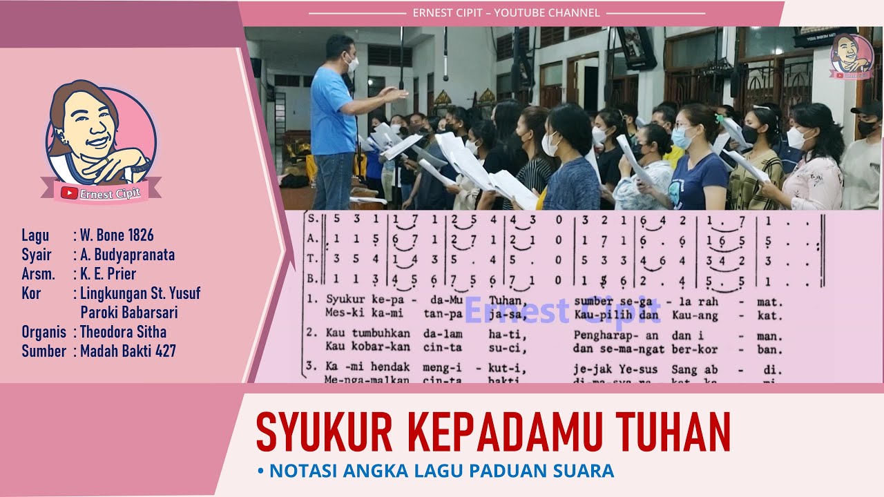 Syukur KepadaMu Tuhan | Lagu Pemercikan Air Suci | Madah Bakti 427 | Lagu Pembaptisan