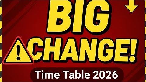 MPBSE Time table 2026, Madhya Pradesh board of secondary education #mpboard #news