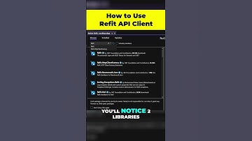 How to use Refit API Client in #dotnetcore #aspnetcore