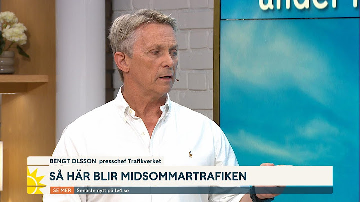Här blir trafiken tätast under midsommarhelgen  | Nyhetsmorgon | TV4 & TV4 Play