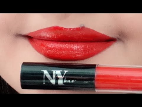NY Bea liquid lipstick review | most affordable kissproof lipstick in india for bridal makeup kit |